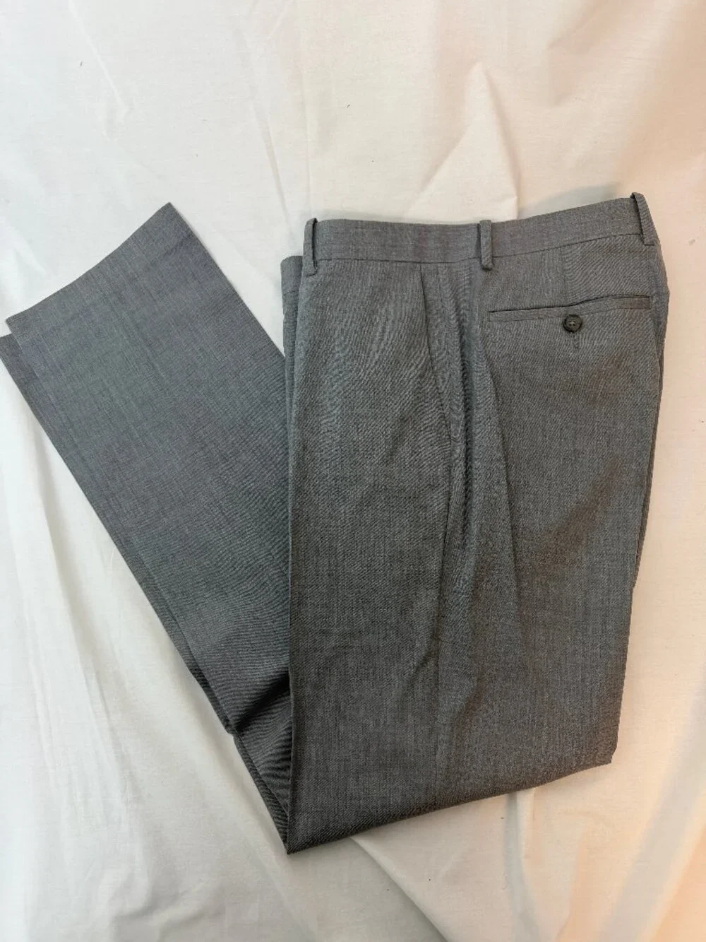 Men's Tie Bar Slim Fit Dress Pants